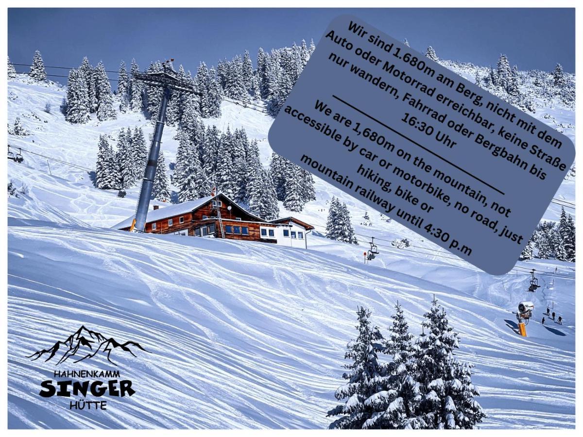 Berggasthof Singerhutte In Hofen, Reutte Hotel Eksteriør billede